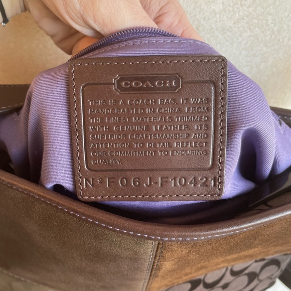 NWOT Coach Purse and Matching Wristlet - Picture 9 of 13